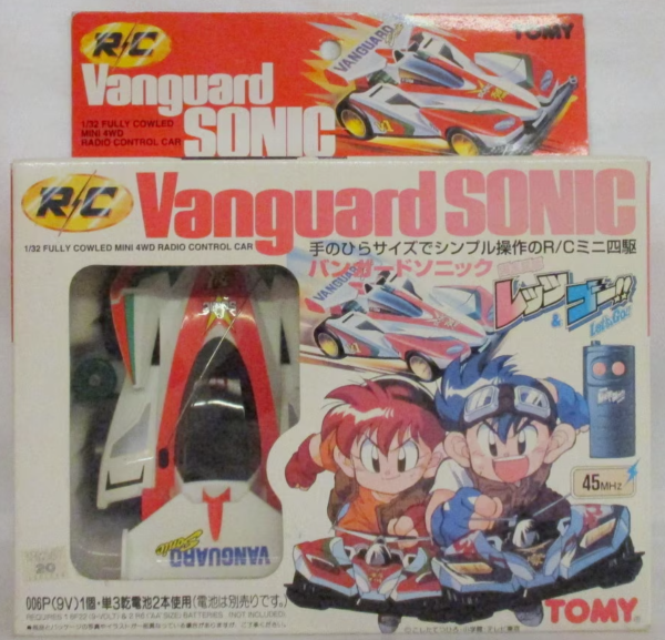 Tomy 1 32 Bakusou Kyoudai Let s & Go !! R C Mini 4WD Radio Control Vanguard Sonic Action Car Figure Fashion