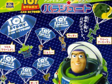 Yujin Pixar Gashapon Parachute Toy Stroy 7 Collection Figure Set Online