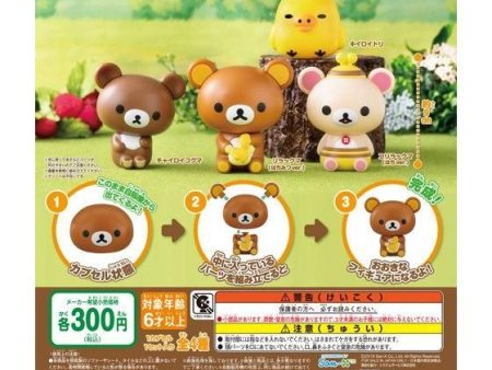 Bandai Capchara Gashapon San-X Rilakkuma Part 3 4 Collection Figure Set Supply