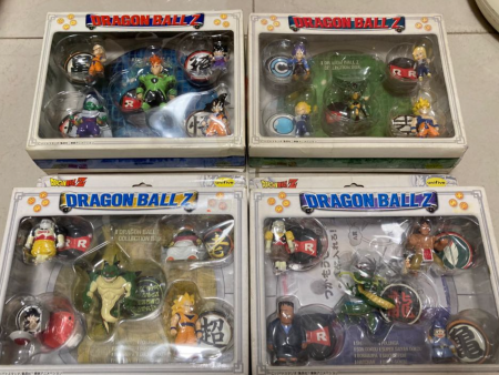 Unifive Dragon Ball Z Collection Box Part 1 & 2 Type A & B 4 20 Figure Set For Sale