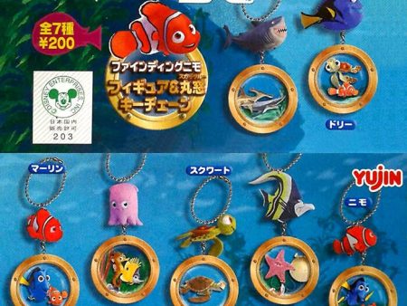 Yujin Disney Pixar Finding Nemo Gashapon 7 Mascot Strap Collection Figure Set Hot on Sale