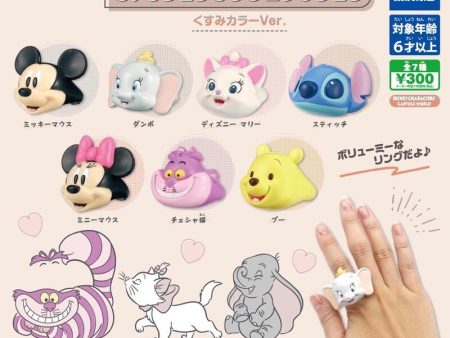 Takara Tomy Disney Characters Gashapon Finger Ring Dull Color ver 7 Collection Figure Set Online