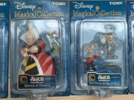 Tomy Disney Magical Collection Alice In Wonderland 4 Trading Figure Set Hot on Sale