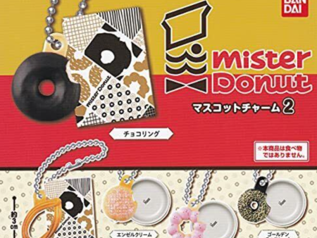 Bandai Gashapon Mister Donut Strap Part 2 5 Collection Figure Set Hot on Sale