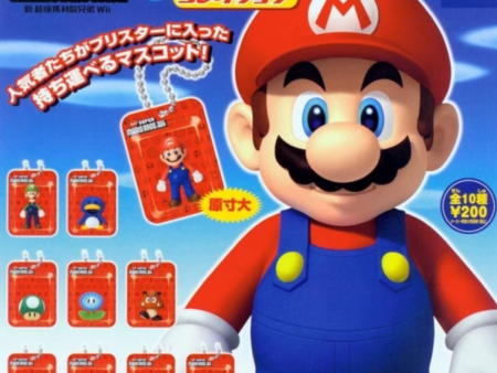 Takara Tomy Nintendo Wii Super Mario Bros Gashapon Mini Blister 10 Strap Collection Figure Set on Sale