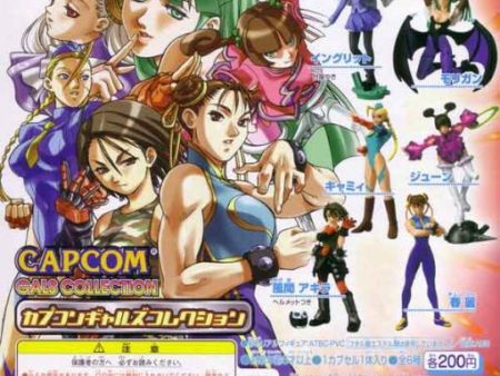 Bandai Capcom Gals Collection Gashapon Part 1 6 Figure Set Discount