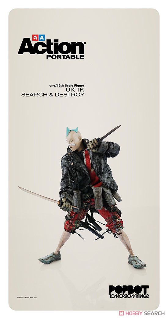 ThreeA 3AA Toys 1 12 Ashley Wood Tomorrow King UK TK Search & Destroy 6  Action Figure For Cheap