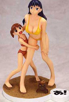 Toy s Works 1 8 Azumanga Daioh Statue Series Sakaki & Chiyo Bikini Swimsuit ver Pvc Figure For Discount