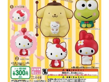 Bandai Capchara Gashapon Sanrio Characters Part 03 4 Collection Figure Set Sale