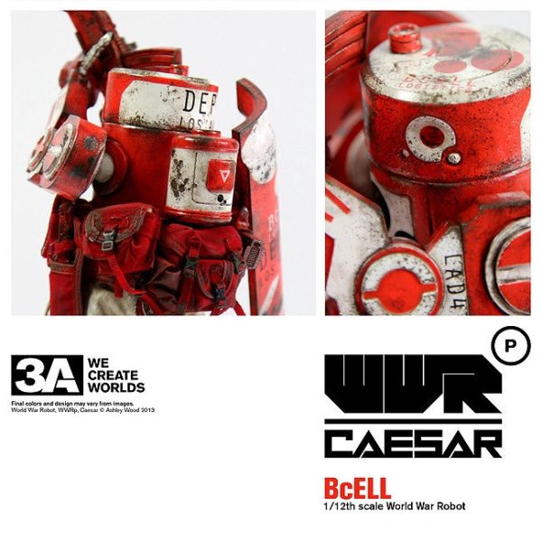 ThreeA 3A Toys 1 12 Ashley Wood Caesar BcELL 8  Vinyl Figure Online Sale