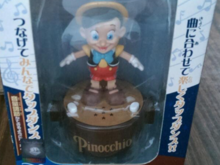 Tomy Disney Little Taps Musical Dancing Pinocchio Trading Collection Figure For Sale