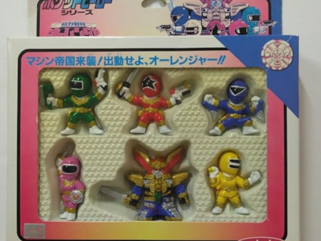 Yutaka Power Rangers Zeo Ohranger 5 Mini Fighter Trading Figure Set Supply