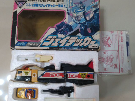 Takara Sunrise The Brave Police J-Decker STD Trunk & Car Action Figure Set Online Hot Sale