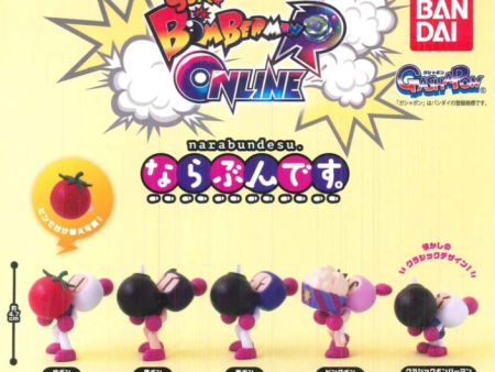 Bandai Bomberman R Online Gashapon Narabundesu 5 Collection Figure Set Discount