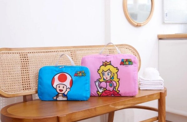 Nintendo Super Mario Bros Taiwan Shin Kong Mitsukoshi Limited Travel Cloth Bag Set Online Sale