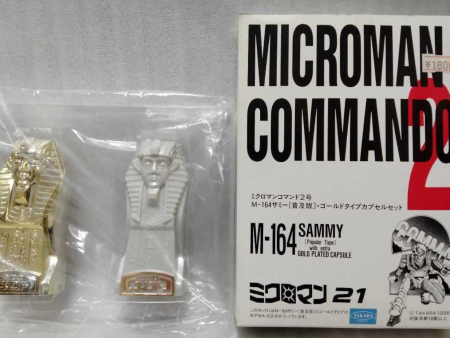 Takara Microman 21 Command Romando 2 M-164 Sammy Popular Type with Extra Gold Plated Capsule Figure For Sale