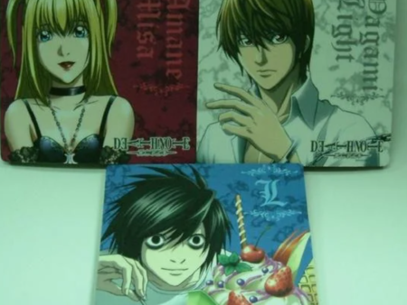 Death Note Taiwan Limited 3 Coaster Set Hot on Sale