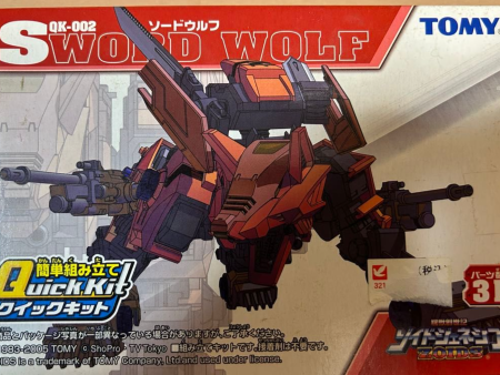 Tomy Zoids Quick Kit QK-002 Sworf Wolf Plastic Model Kit Action Figure For Sale