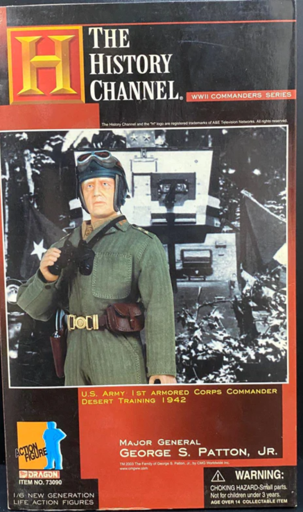 Dragon 12  1 6 The History Channel WWII Commander Series 1st Armored Corps Desert Training 1942 George S. Patton Jr. Action Figure Fashion