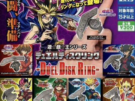 Takara Tomy Yu Gi Oh Gashapon Duel Disk Ring 7 Metal Collection Figure Set Discount