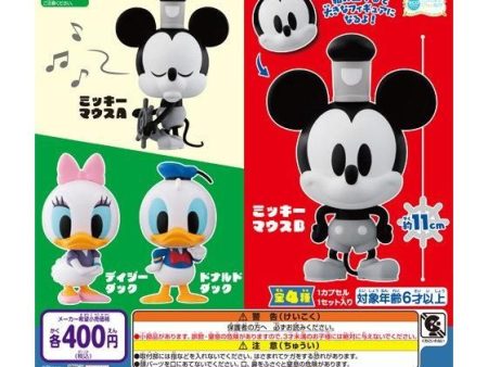 Bandai Capchara Gashapon Disney Friends Steamboat Willie 4 Collection Figure Set Sale