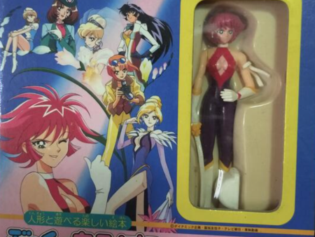 Yutaka 1997 Cutie Honey F Toy Book w  3  Trading Figure Sale