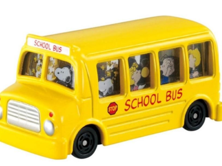 Takara Tomy Dream Tomica Car No 154 Snoopy School Bus Figure Online now