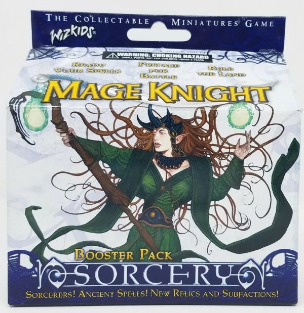 Wizkids Mage Knight MK Miniatures Figure Sorcery Booster Pack Sealed Box Random Figure Online now