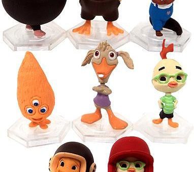 Yujin Disney Chicken Little Gashapon 8 Bobble Head Mascot Collection Figure Set Online Sale