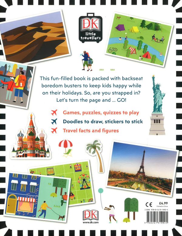 The Travel Activity Book: Packed With Puzzles, Doodles, Stickers, Quizzes, And Lots More! For Sale