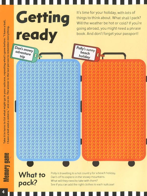 The Travel Activity Book: Packed With Puzzles, Doodles, Stickers, Quizzes, And Lots More! For Sale