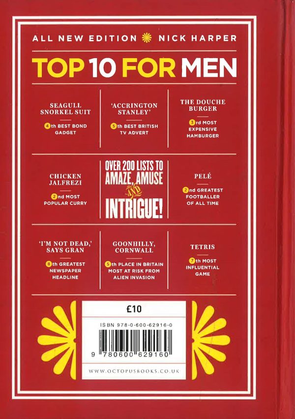 Top 10 For Men: Over 200 More Manly Lists! Discount